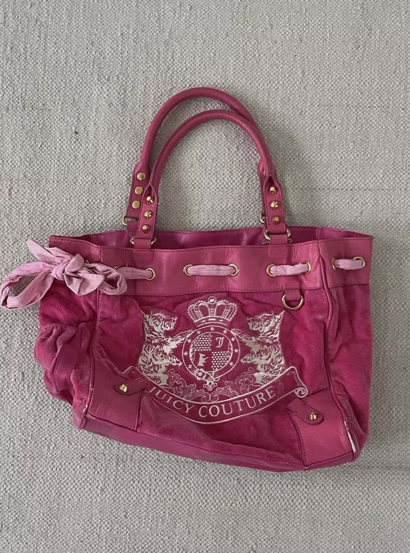 SUPER RARE Juicy Couture Vintage Hot Pink Daydreamer Bag