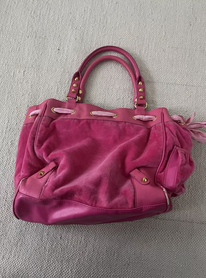 SUPER RARE Juicy Couture Vintage Hot Pink Daydreamer Bag