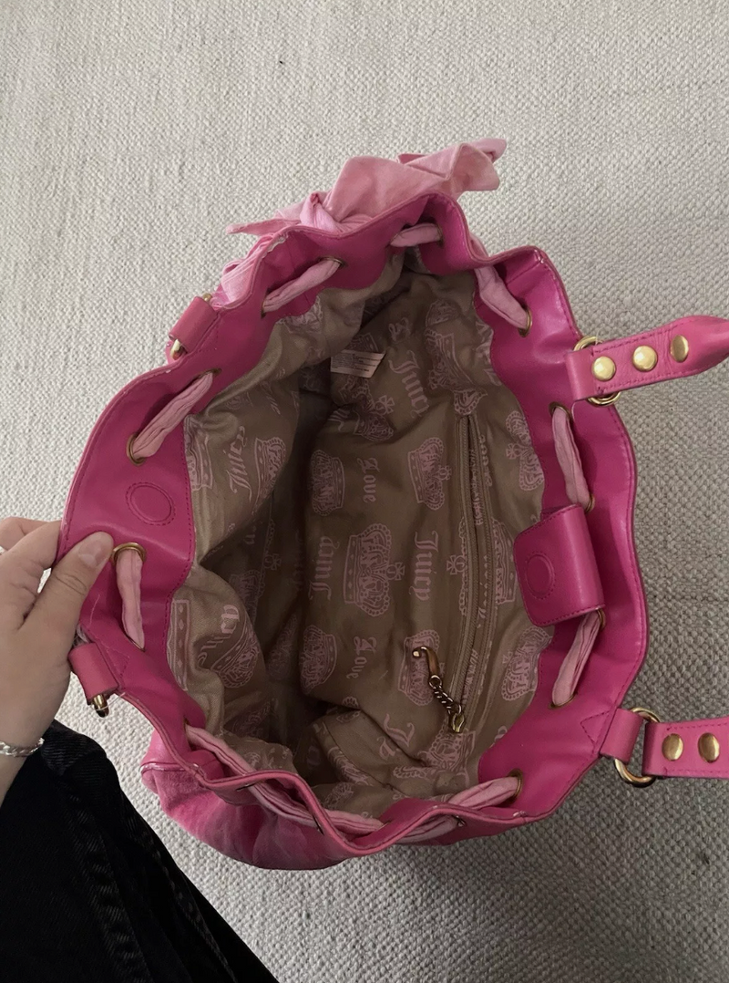 SUPER RARE Juicy Couture Vintage Hot Pink Daydreamer Bag