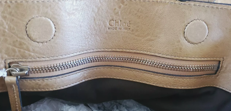 Chloe Paddington Tan Leather Shoulder Handbag