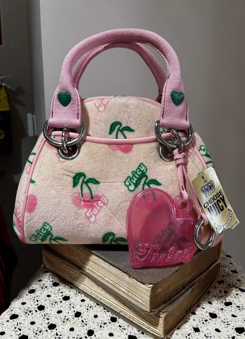 NWT Y2K Pink Cherry Gelato Handbag by Juicy Couture